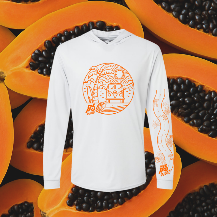 Summer Vibes Hoodie Papaya Sunrise