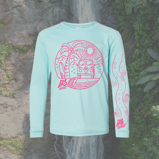 Youth Summer Vibes Non-Hooded Flamingo Paradise